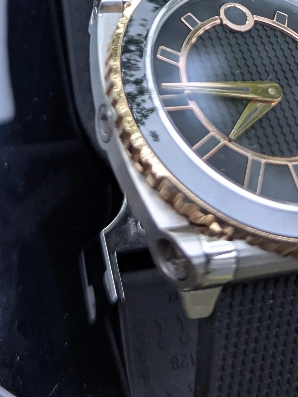 Movado Watch Mens 18K GOLD... MASTER $6995